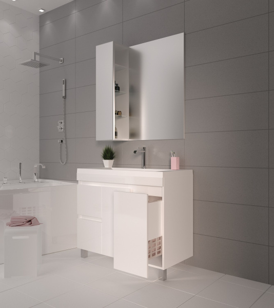 Тумба под раковину 1Marka  Cube 100Н У79527