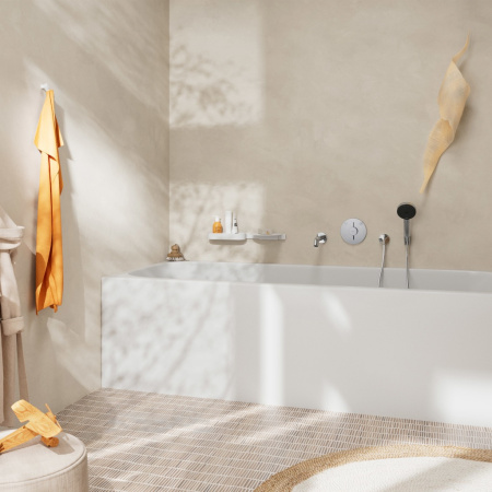Смеситель для ванны на 2 потребителя Hansgrohe DuoTurn S 75418000 хром