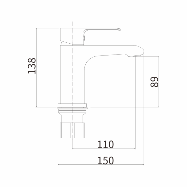 Смеситель для раковины FASHUN A1082-7 Смеситель для раковины FASHUN A1082-7