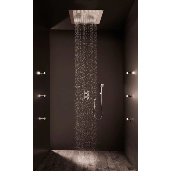 Верхний потолочный душ Bossini Dream Cube H38459.073 черный матовый