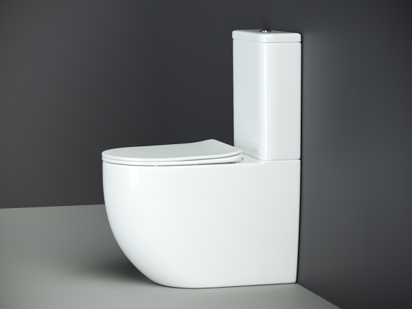 Напольный пристенный унитаз Ceramica Nova Mia Rimless CN1801