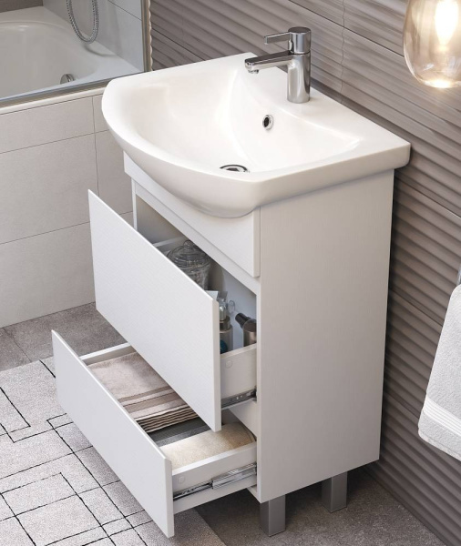 Тумба под раковину напольная VIGO Wing 60 tn.WIN.BAL.60.2Y белый