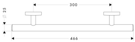 Поручень в ванную Hansgrohe Logis 40513820