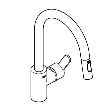 Смеситель для кухни GROHE Eurostyle Cosmopolitan 31482 003 (31482003) хром