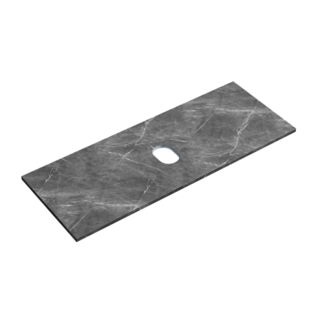 Столешница для ванной комнаты SANCOS 1200х460, цвет black sky,  TT120A1