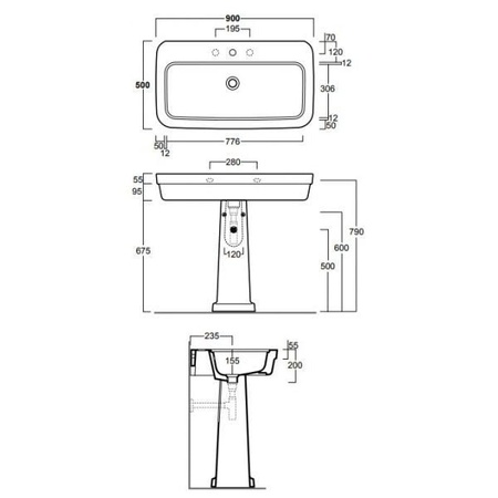 Раковина Simas Evolution EVO12bi*1
