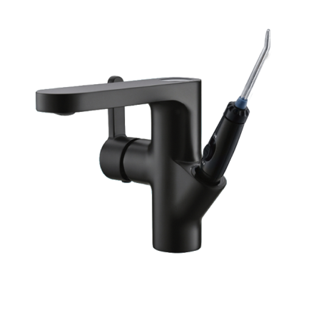 Смеситель для раковины с ирригатором BRONZE DE LUXE OPTIMAL, черный 10188B