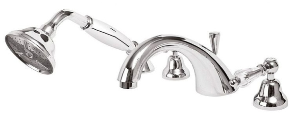 Смеситель на борт ванны Cezares DIAMOND DIAMOND-BVD-01-Sw-N хром