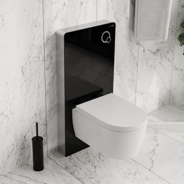 Пристенный модуль системы инсталляции для унитазов WasserKRAFT Naab 86TLT.040.PE.BL