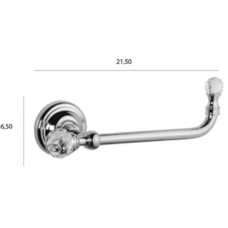 Держатель для туалетной бумаги Tiffany World TWCR019cr-sw