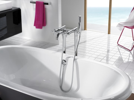 Смеситель для ванны напольный Roca Loft 5A2743C00