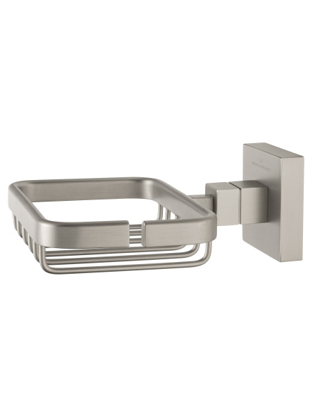 Мыльница с держателем WONZON & WOGHAND POLO, брашированный никель WW-8924-BN