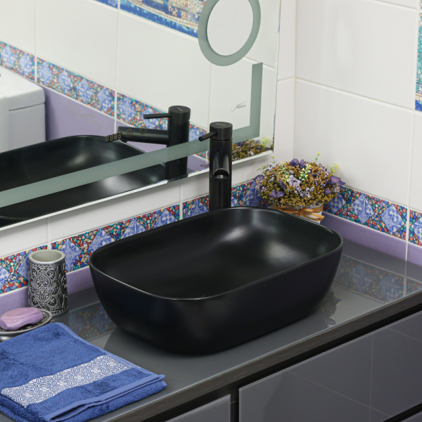 Раковина накладная (45,5х32,5) Melana 320328MB-805