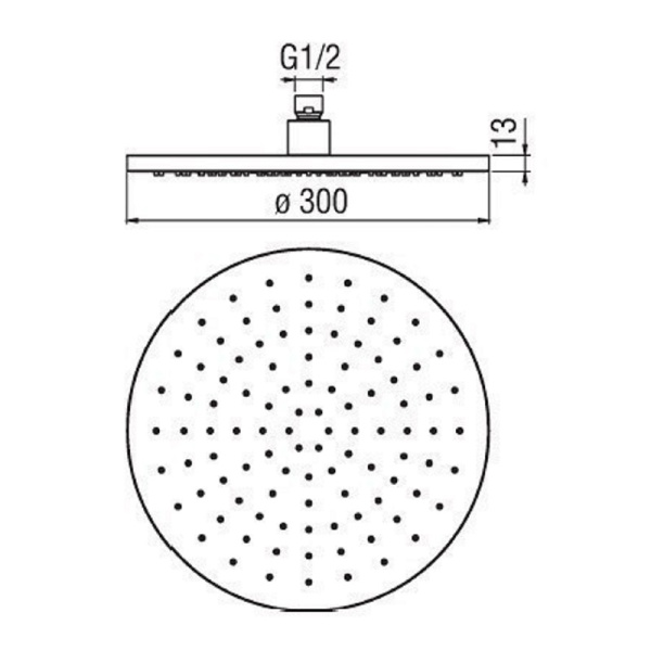Верхний душ Nobili AD139/113CR Верхний душ Nobili AD139/113CR