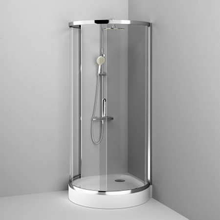 Душевой уголок (95х95) Am.Pm Like Round 95 W83G-333-095CT