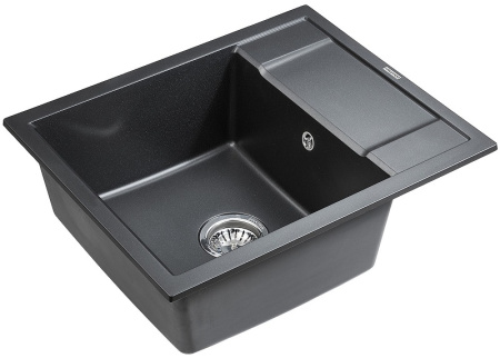 Кухонная мойка Paulmark  Flugen PM216050-BLM черный металлик