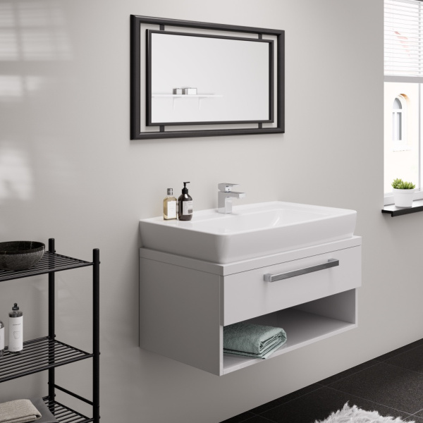 Смеситель для раковины с донным клапаном CoolStart Hansgrohe Vernis Shape 71593000 хром