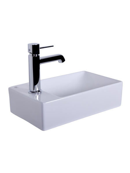 Раковина подвесная (37,5х21,5) Orange  B05-375RW белый глянец