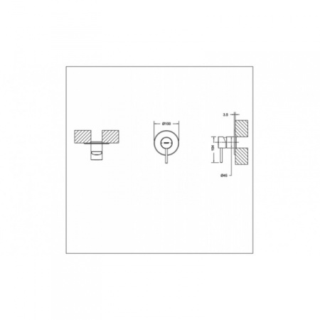 Смеситель для душа Bravat Arc PB86061BW-A1-ENG