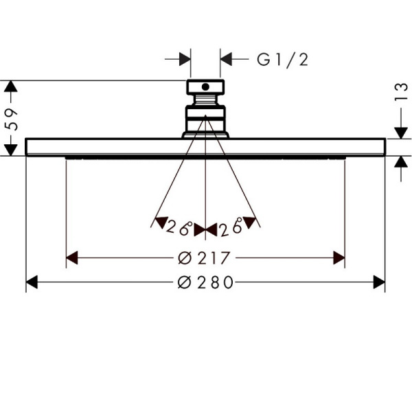 Душевая система 8 в 1 Hansgrohe 27961670