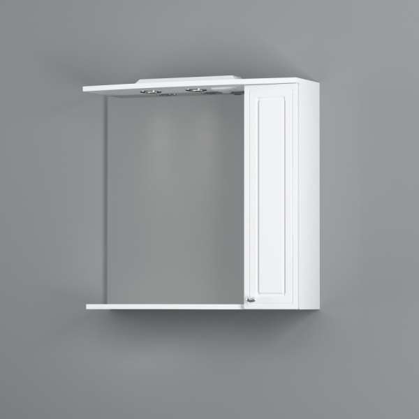 Зеркальный шкаф (75х75) Damixa RedBlu Palace One M41MPR0751WG