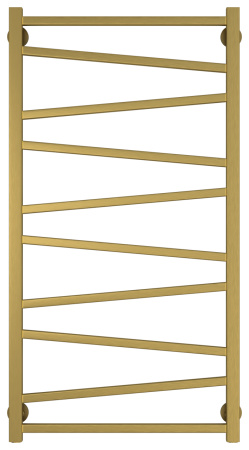 Полотенцесушитель Водяной Сунержа Сирокко (100х50) Состаренная Латунь 051-0253-1050