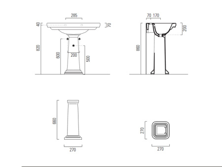 Пьедестал GSI Classic 877011