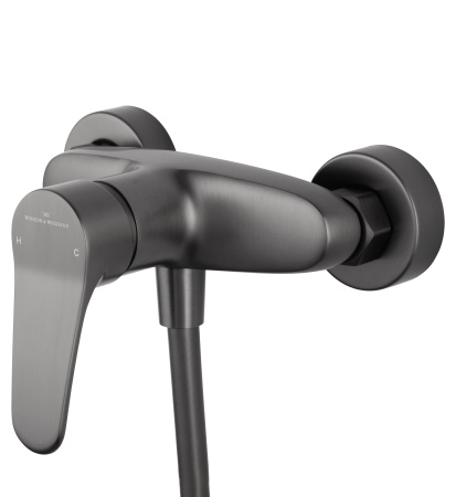 Смеситель для душа WONZON & WOGHAND ALFA, темный графит WW-AE3102-BGG