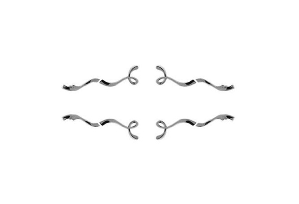 Ручки для мебели 8 шт Clarberg Due Amanti DUER8CR, хром