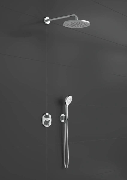 Душевой комплект с термостатом Hansgrohe Croma 280 Ecostat S 1jet 27954000 хром