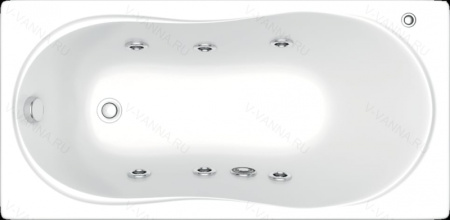 Акриловая ванна BAS Лима (Lima) 130x70 без гидромассажа В 00021