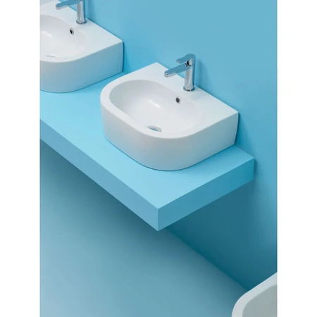 Раковина подвесная (50х40) Kerasan Flo 314101*1 белый
