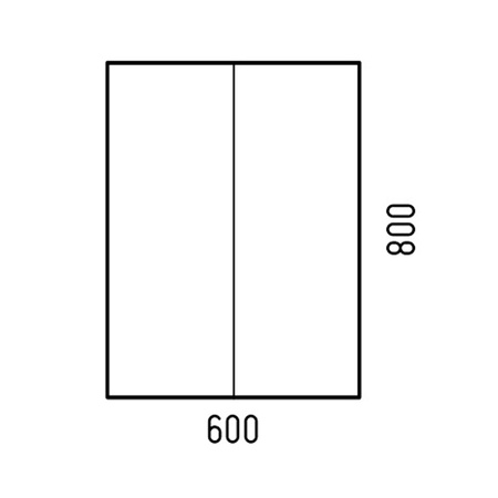 Шкаф подвесной (60х80) Corozo Алабама 60 SD-00000814