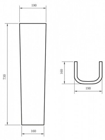 Пьедестал BelBagno Albano BB120P