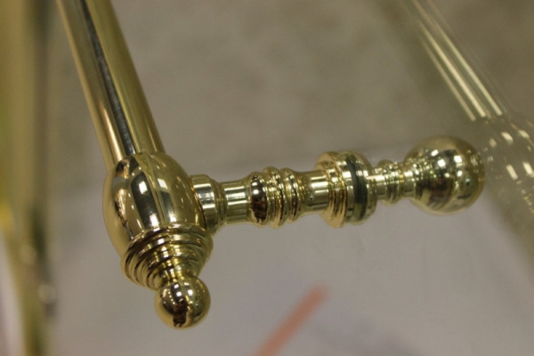 Душевая дверь в нишу Cezares RETRO-A-BF-11-30+120+30-CP-G