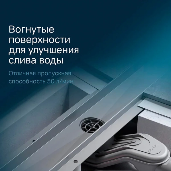 Душевой лоток с решеткой под плитку 60 см Am.Pm MasterFlow W01SC-U11-060-04SB хром матовый