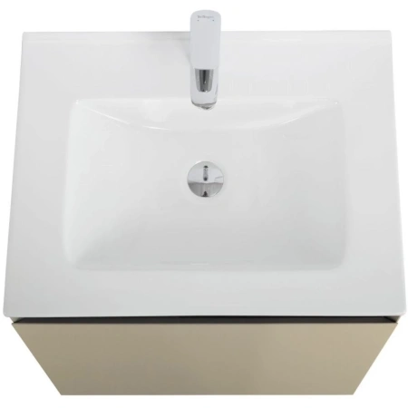 Тумба без раковины Art&Max Latina AM-Latina-600-1C-SO-BGM серо-бежевый матовый