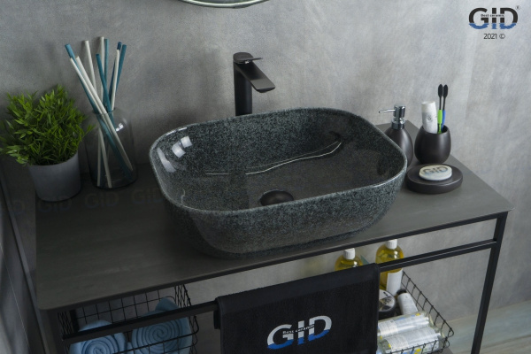 Раковина накладная (50х40) Gid Mnc338