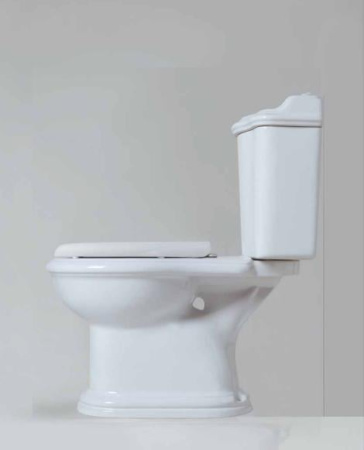 Чаша унитаза напольного Azzurra Jubilaeum JUVCMP000000BI/(JUB100/MBP bi) без бачка и сиденья