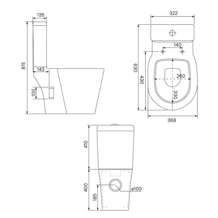 Унитаз-компакт IDDIS Calipso (CAL2DSEi24)