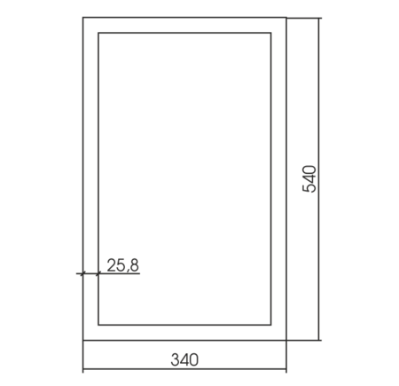 Зеркало (34х54) Silver Mirrors Магнат ФР-00002190