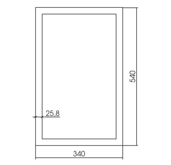 Зеркало (34х54) Silver Mirrors Магнат ФР-00002190