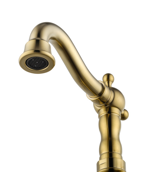 Смеситель для раковины WONZON & WOGHAND RETRO, брашированное золото WW-88139020-BG