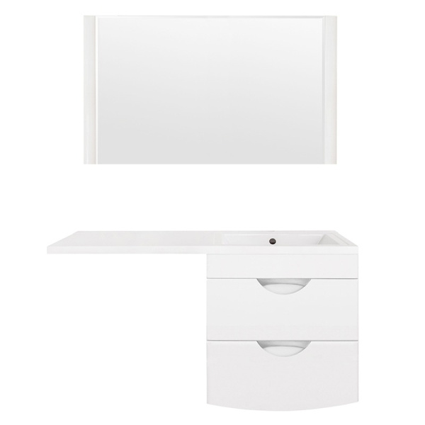 Тумба под стиральную машину подвесная Style Line Жасмин 2 60 ЛС-00000577 белый