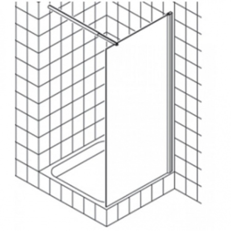 Душевая дверь Kermi Atea AT1GR12018VAK