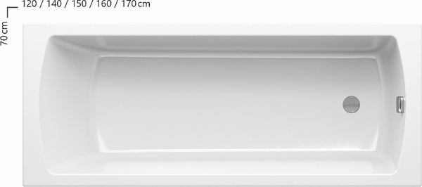 Акриловая ванна Ravak Classic II (170x70) CC51000000 Акриловая ванна Ravak Classic II (170x70) CC51000000
