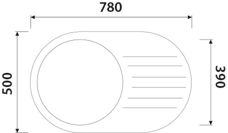 Кухонная мойка KAISER KGM-7750 гранит (KGM-7750-SB)