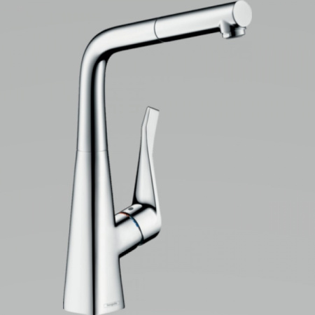 Смеситель для кухонной мойки hansgrohe Metris M71 73812000