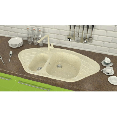 Кухонная мойка Marrbaxx Аделис Z23 Z023Q002 бежевый