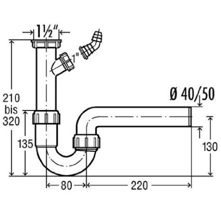 Сифон  Reginox (M2060) RX2405